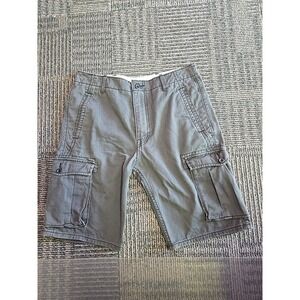Mens‎ Cargo Shorts Casual Utility Outdoor Summer Hiking Gray 30"x10"